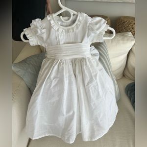 Mother Goose | NWOT White Linen Ceremony Dress